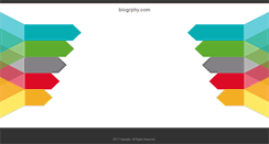 Desktop Screenshot of biogrphy.com